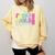 4th Grade Squad Fourth Teacher Student Team Back To School Comfort Colors Sweatshirt Butter
