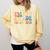8th Grade Dream Team Teachers Boys Kids Retro Back To School Comfort Colors Sweatshirt Butter
