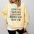 ABC Cute Monster Alphabet Halloween Teacher Costume Kids Comfort Colors Sweatshirt Butter