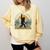 Adventure Awaits Bigfoot Teacher Kindergarten Back To School Comfort Colors Sweatshirt Butter