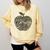 Apple Camoflauge Clothing Camo Student Teacher Cute School Comfort Colors Sweatshirt Butter