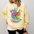 Apple Retro Play Is Learning Kindergarten Teacher Daycare Comfort Colors Sweatshirt Butter