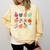 Art Apples Back To School For Teacher Student Comfort Colors Sweatshirt Butter