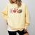 Art Teacher Peace Love Art For Artists And Painters Comfort Colors Sweatshirt Butter