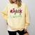 ASL Christmas Buffalo Plaid Teacher American Sign Language Comfort Colors Sweatshirt Butter ASL Christmas Buffalo Plaid Teacher American Sign Language Comfort Colors Sweatshirt Butter