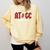ATGC Teacher Student Biology Comfort Colors Sweatshirt Butter