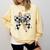 Back To School Hello Fifth Grade Teacher Coquette Pencil Bow Comfort Colors Sweatshirt Butter