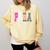Back To School Teacher Para Preppy Checkered Para Life Comfort Colors Sweatshirt Butter
