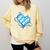 Bavarian Flag As Heart Blue Diamond Bavaria Comfort Colors Sweatshirt Butter