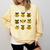 Bee Kind Positive Brave Happy Confident Humble Teacher Comfort Colors Sweatshirt Butter