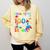 I Blasted Through 100 Days Of School 100th Day Teacher Kids Comfort Colors Sweatshirt Butter
