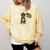 Boston Terrier 4th Of July US American Flag Dog Patriotic Comfort Colors Sweatshirt Butter