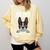 Boston Terrier American Gentleman Dog Lover I'm Well Trained Comfort Colors Sweatshirt Butter