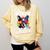 Boston Terrier Bostie Dog Breed Pet Bostie Mom Comfort Colors Sweatshirt Butter