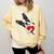 Boston Terrier Bostie Dog Kids Women Girls Comfort Colors Sweatshirt Butter