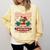 Boston Terrier My Christmas Spirit Dog Santa Claus X-Mas Comfort Colors Sweatshirt Butter