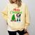 Boston Terrier Christmas Tree Lights Xmas Dog Lover Comfort Colors Sweatshirt Butter