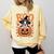Boston Terrier Costume On Pumpkin Halloween Boston Terrier Comfort Colors Sweatshirt Butter