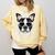 Boston Terrier Dad Father’s Day Dog Dad Men’s Comfort Colors Sweatshirt Butter