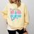 Boston Terrier Dad Retro Comfort Colors Sweatshirt Butter