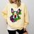Boston Terrier In Day Of The Dead Sugar Skull Dog Comfort Colors Sweatshirt Butter