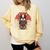 Boston Terrier Dog Japanese Style Samurai Dogs Comfort Colors Sweatshirt Butter