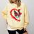 Boston Terrier Dog Mom Dad Valentine’s Day Pet Lover For Men Women Kids Comfort Colors Sweatshirt Butter