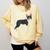 Boston Terrier Dog Mom Woman Women Comfort Colors Sweatshirt Butter