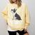 Boston Terrier Dog Owner Grandma Comfort Colors Sweatshirt Butter