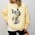 Boston Terrier Dog Graphic Pet Art Boston Terrier For Men Women Kids Comfort Colors Sweatshirt Butter