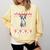 Boston Terrier Dog Santa Hat Men Kids Ugly Christmas Light Comfort Colors Sweatshirt Butter