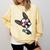 Boston Terrier Dog From Side Boston Bull Comfort Colors Sweatshirt Butter