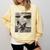 Boston Terrier Dog UFO Alien Extraterrestrial Selfie Comfort Colors Sweatshirt Butter