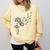 Boston Terrier Flower Fly Dandelion Dog Lover Dog Dad Comfort Colors Sweatshirt Butter
