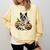 Boston Terrier Ghost Boo Halloween Costume Spooky Season Comfort Colors Sweatshirt Butter