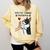 Boston Terrier Grandma Mother's Day Dog Mom Comfort Colors Sweatshirt Butter