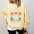 Boston Terrier Grandpa Dog Lover Father's Day Comfort Colors Sweatshirt Butter