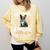 Boston Terrier Groovy World's Best Boston Mom Comfort Colors Sweatshirt Butter
