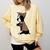 Boston Terrier Lover I Love Mom Tattoo Leopard Comfort Colors Sweatshirt Butter