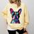 Boston Terrier Lovers Pop Art Boston Terrier Comfort Colors Sweatshirt Butter