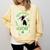 My Boston Terrier Is My Lucky Charm Paw Dog St Patrick's Day Comfort Colors Sweatshirt Butter