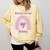 Boston Terrier Mama Cute Rainbow Paw Heart Shape Comfort Colors Sweatshirt Butter