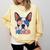 Boston Terrier Merica 4th Of July T Shirt Men Boys Dog Puppy Comfort Colors Sweatshirt Butter