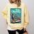 Boston Terrier Merry Christmas Tree Truck Dog X-Mas Comfort Colors Sweatshirt Butter