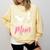Boston Terrier Mom Boston Terrier Mom Comfort Colors Sweatshirt Butter