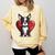 Boston Terrier Mom Dad Bostie Dog Lover Valentines Day Comfort Colors Sweatshirt Butter