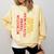 Boston Terrier Mom Dad Dog Lover Owner Women Men Comfort Colors Sweatshirt Butter