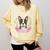 Boston Terrier Mom Mother's Day Comfort Colors Sweatshirt Butter