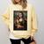 Boston Terrier Mona Lisa Painting Art Dog Mom Dad For Men Women Kids Comfort Colors Sweatshirt Butter