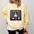 Boston Terrier Mug Shot Guilty Dog Comfort Colors Sweatshirt Butter